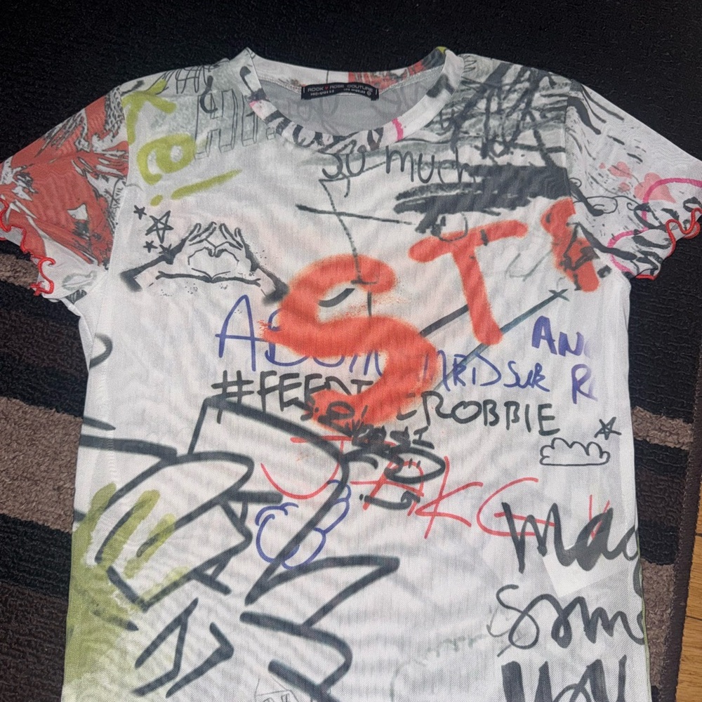 Graffiti Print T-Shirt